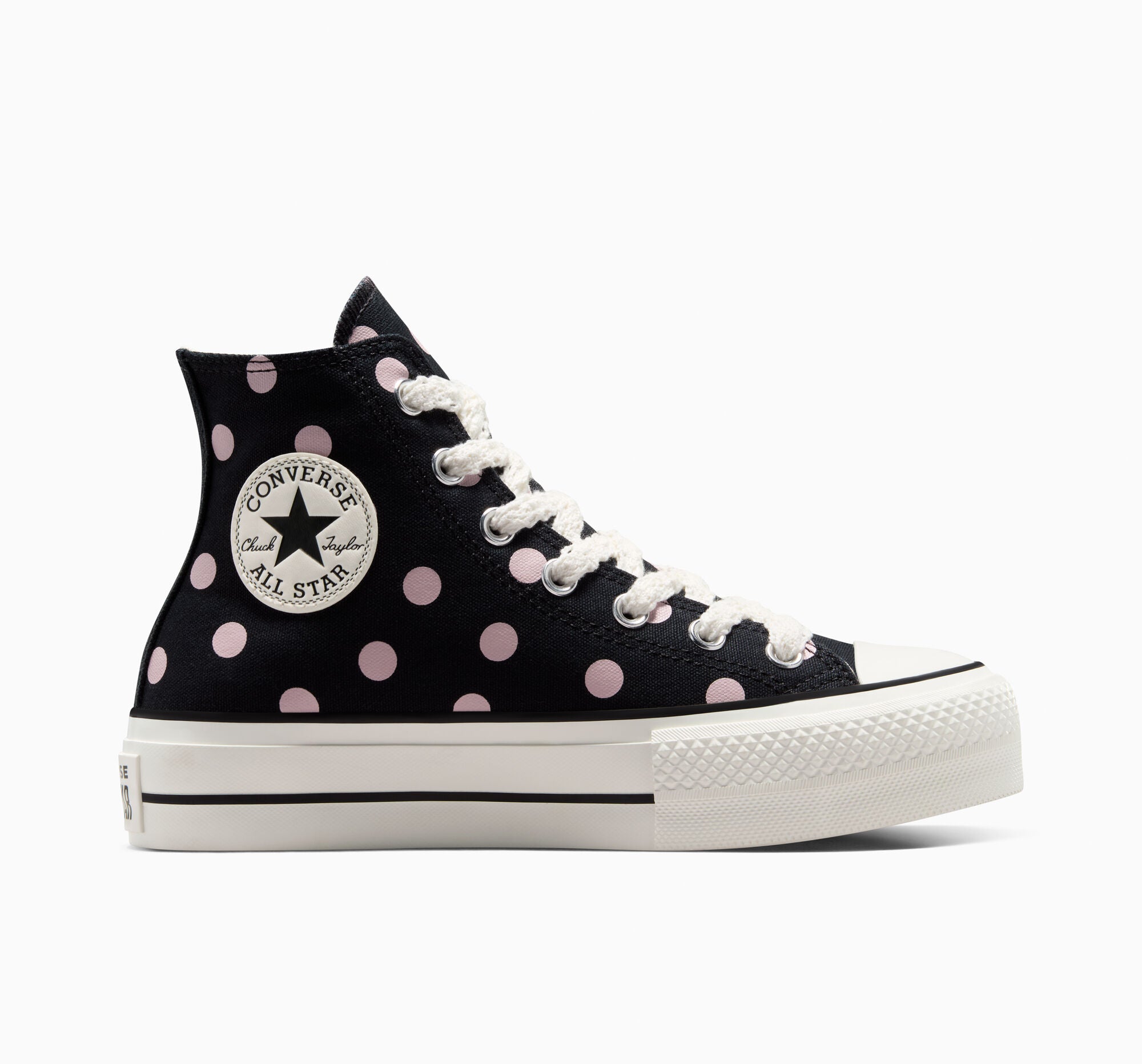 Great Description About Converse High Tops Polka Dot