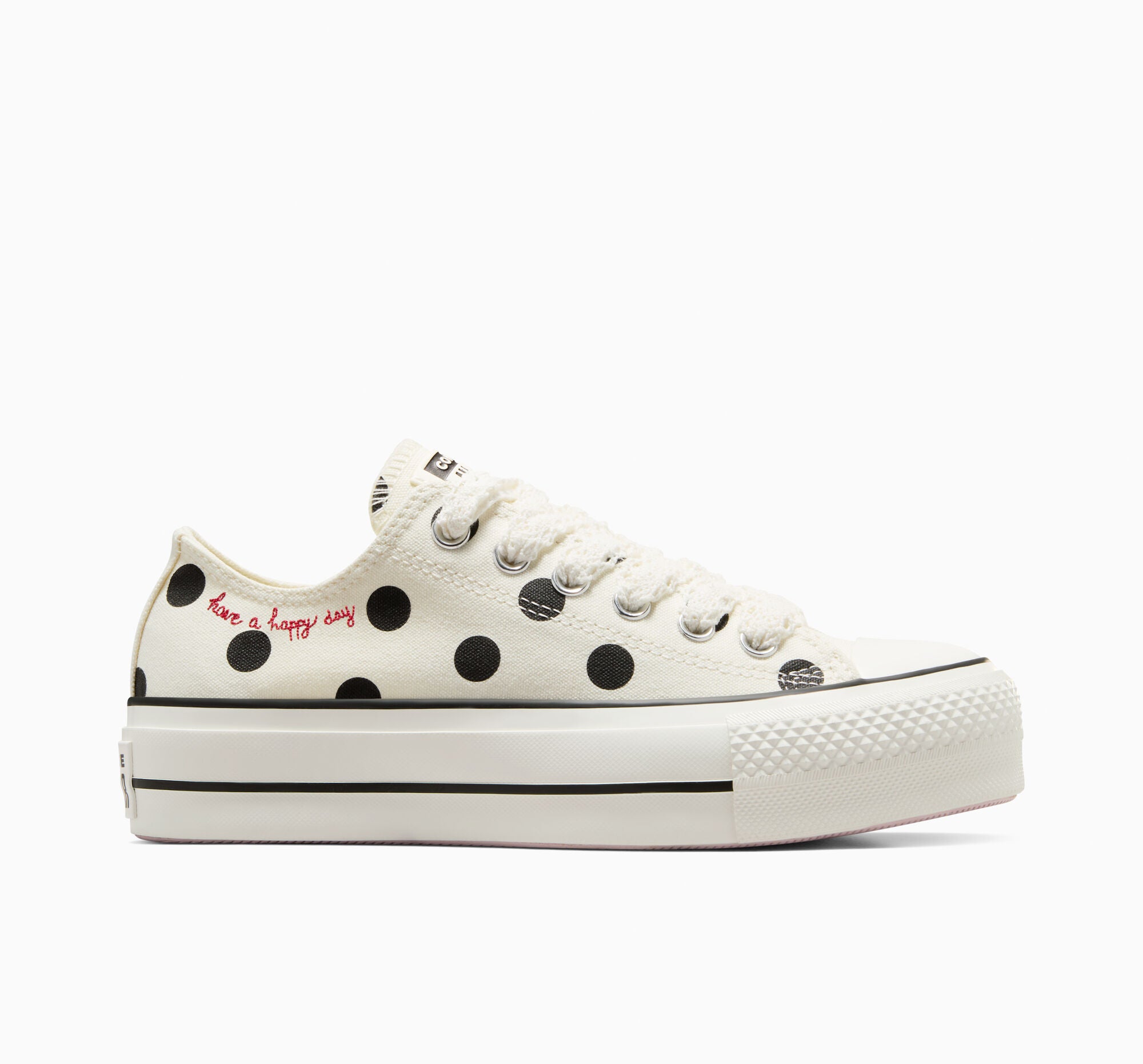 Chuck Taylor All Star Lift Platform Polka Dots Low Top Converse