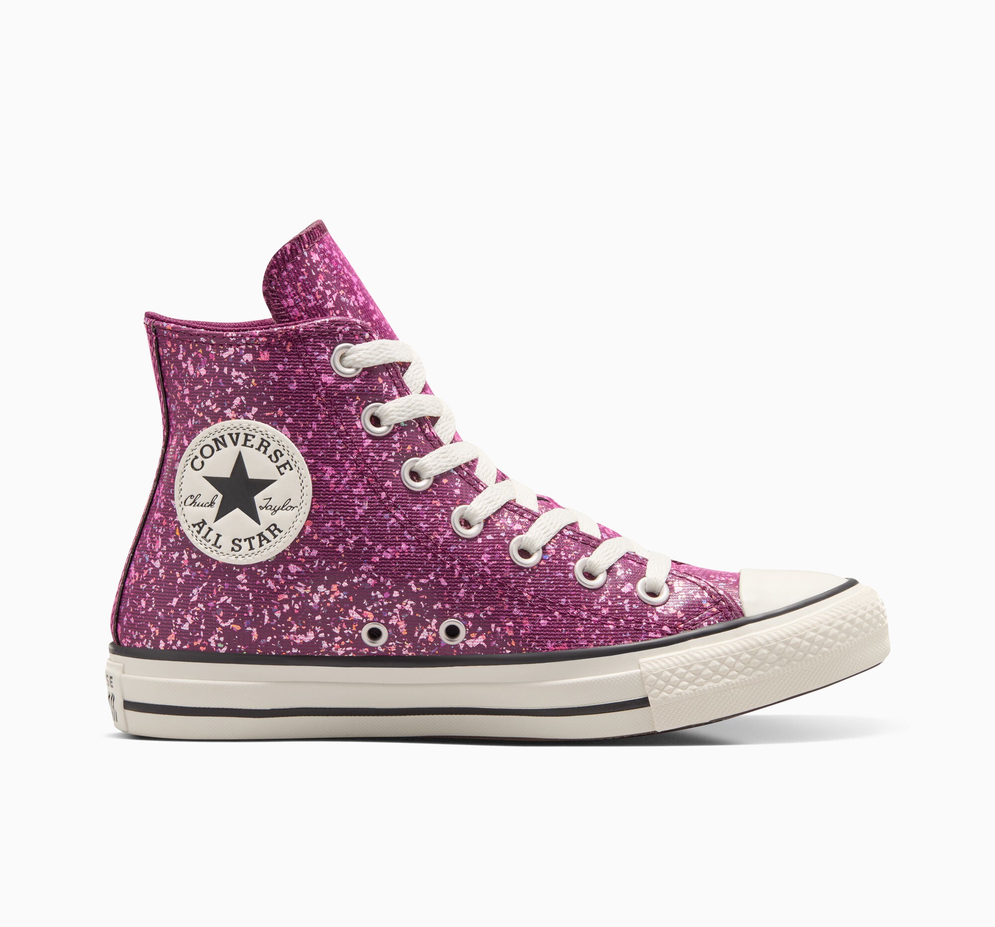 Silver Glitter Purple Chiara Chuck Chuck Taylor All Star Glitter