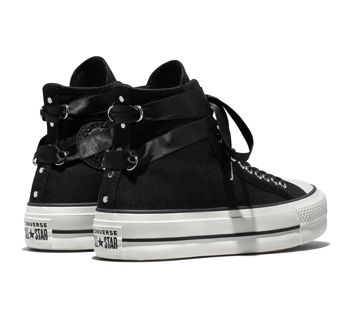 Chuck Taylor All Star Lift Platform Silver Studs