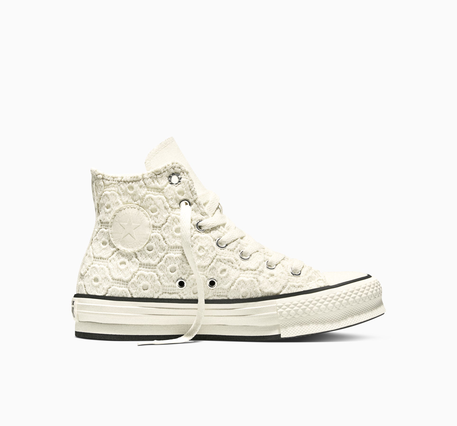 Chuck Taylor All Star EVA Lift Plateforme Crochet Floral