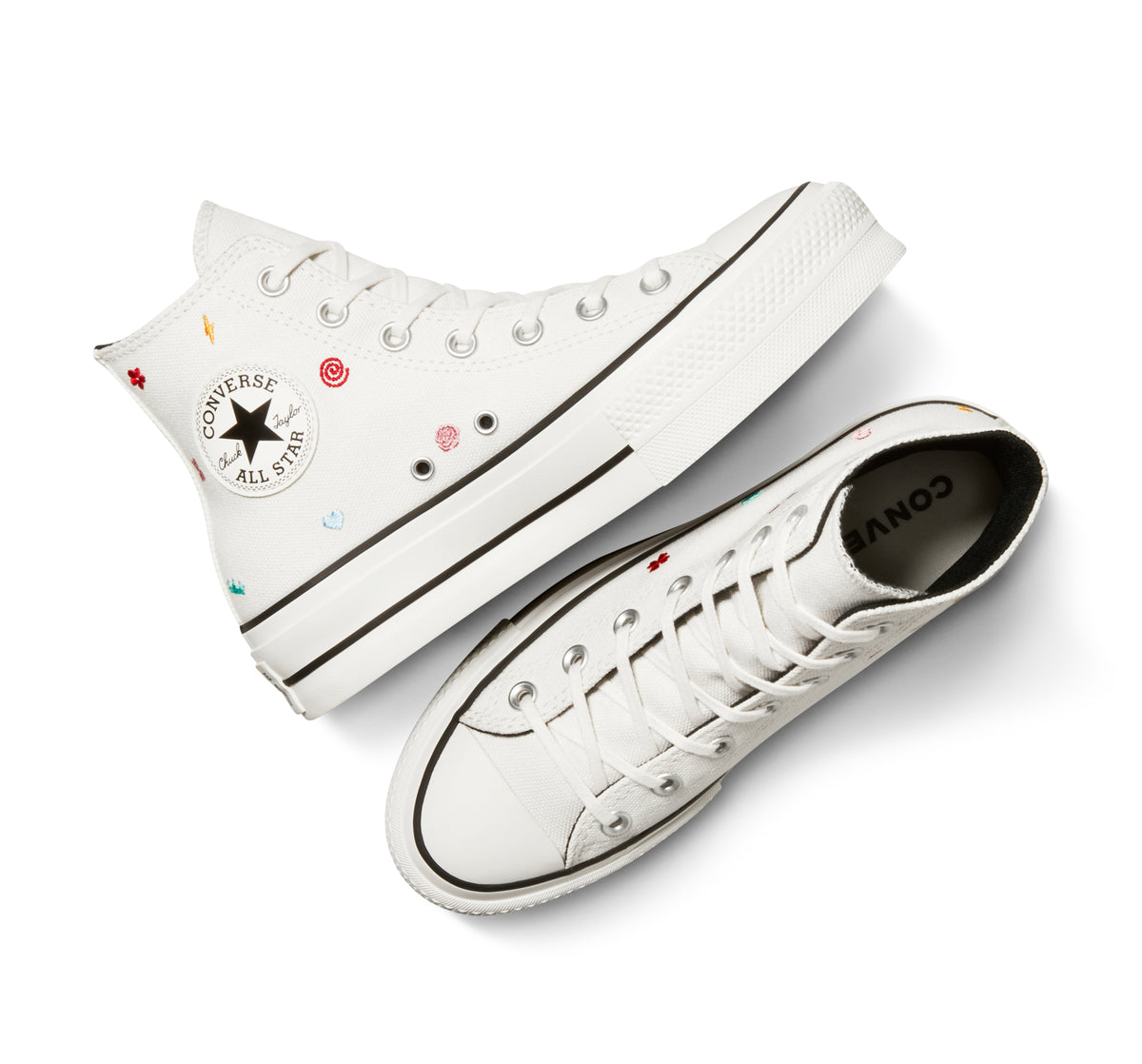 Chuck Taylor All Star Lift Platform Embroidered Doodles