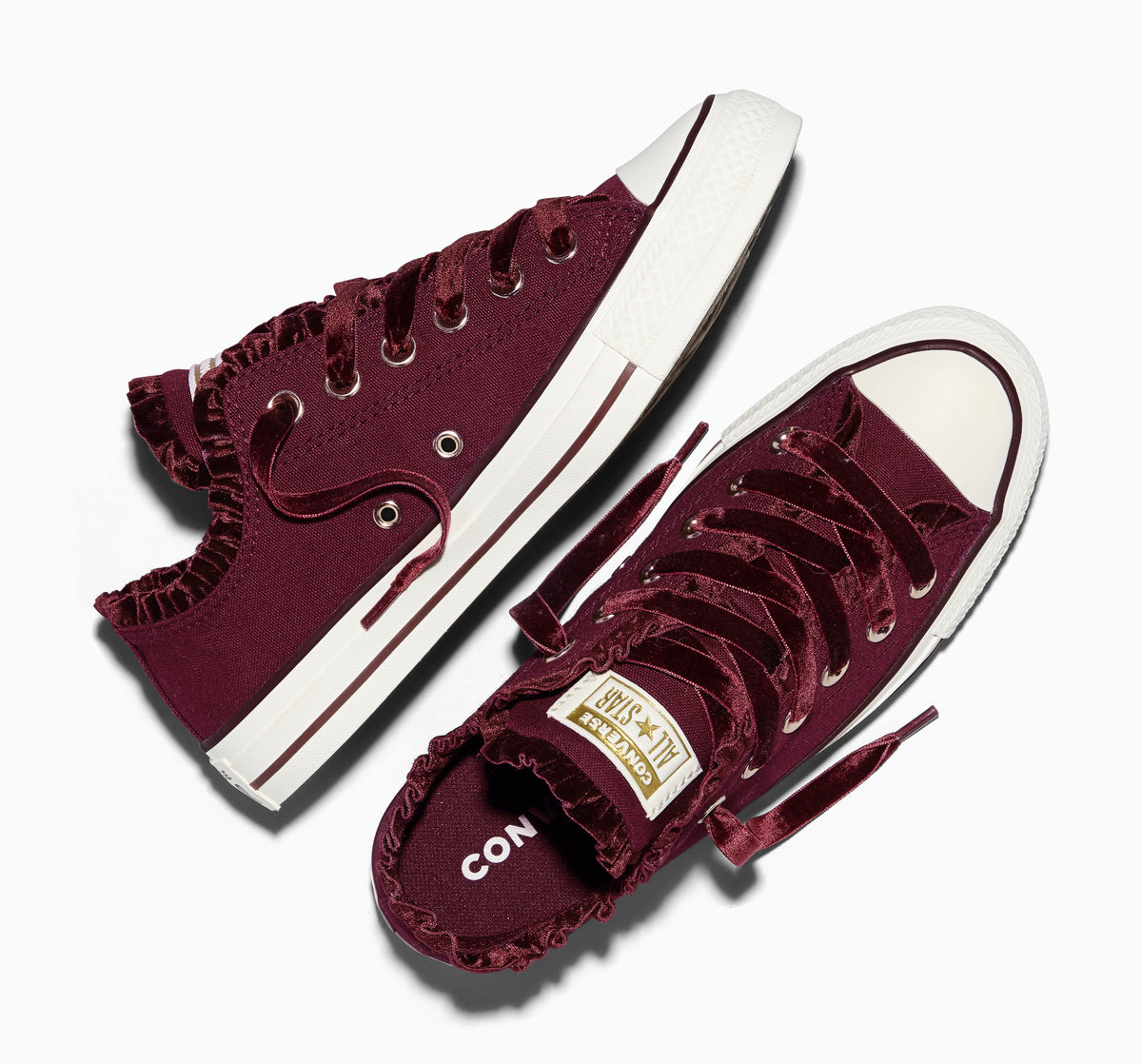 Chuck Taylor All Star Velvet Ruffle