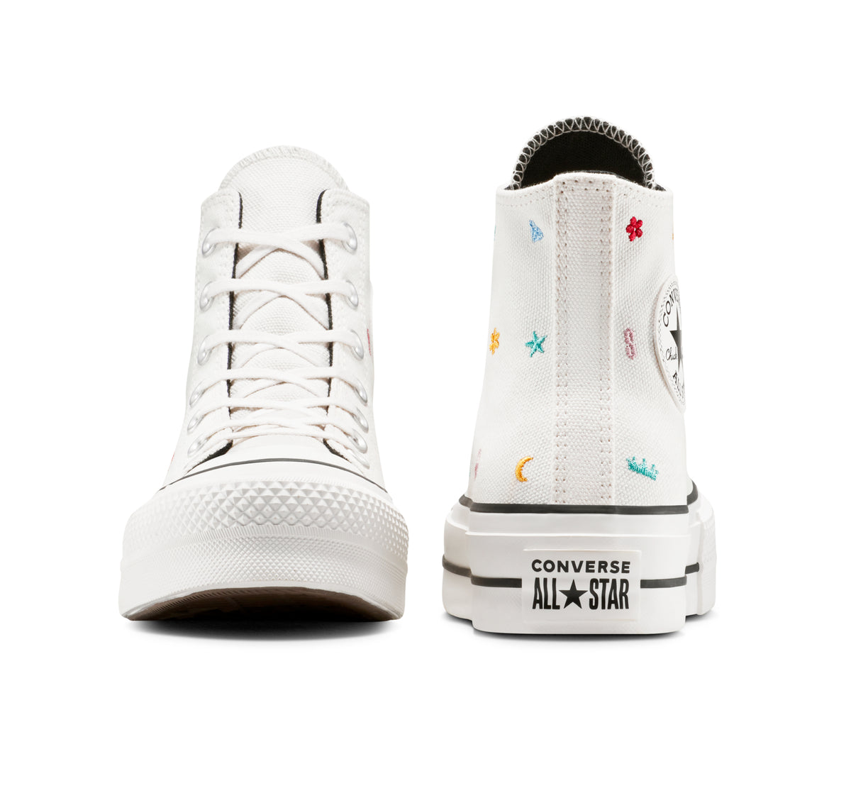 Chuck Taylor All Star Lift Platform Embroidered Doodles
