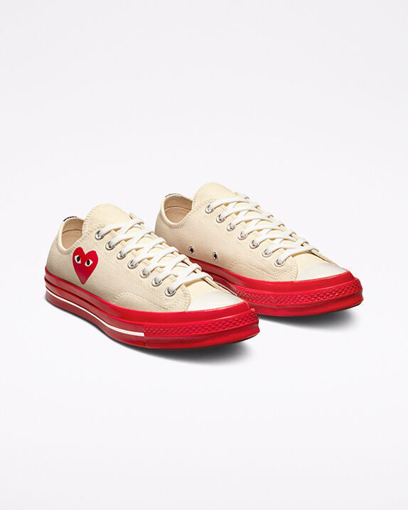 ヴィンテージ COMME des GARÇONS レッド オールインワン Converse x Comme des Garçons PLAY Chuck 70 Low Top | Converse Canada
