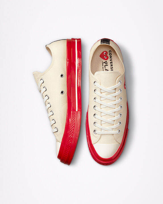 Converse x Comme des Garçons PLAY Chuck 70 Low Top | Converse Canada