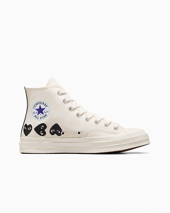 Converse x Comme des Garçons PLAY Chuck 70 Multi Heart High
