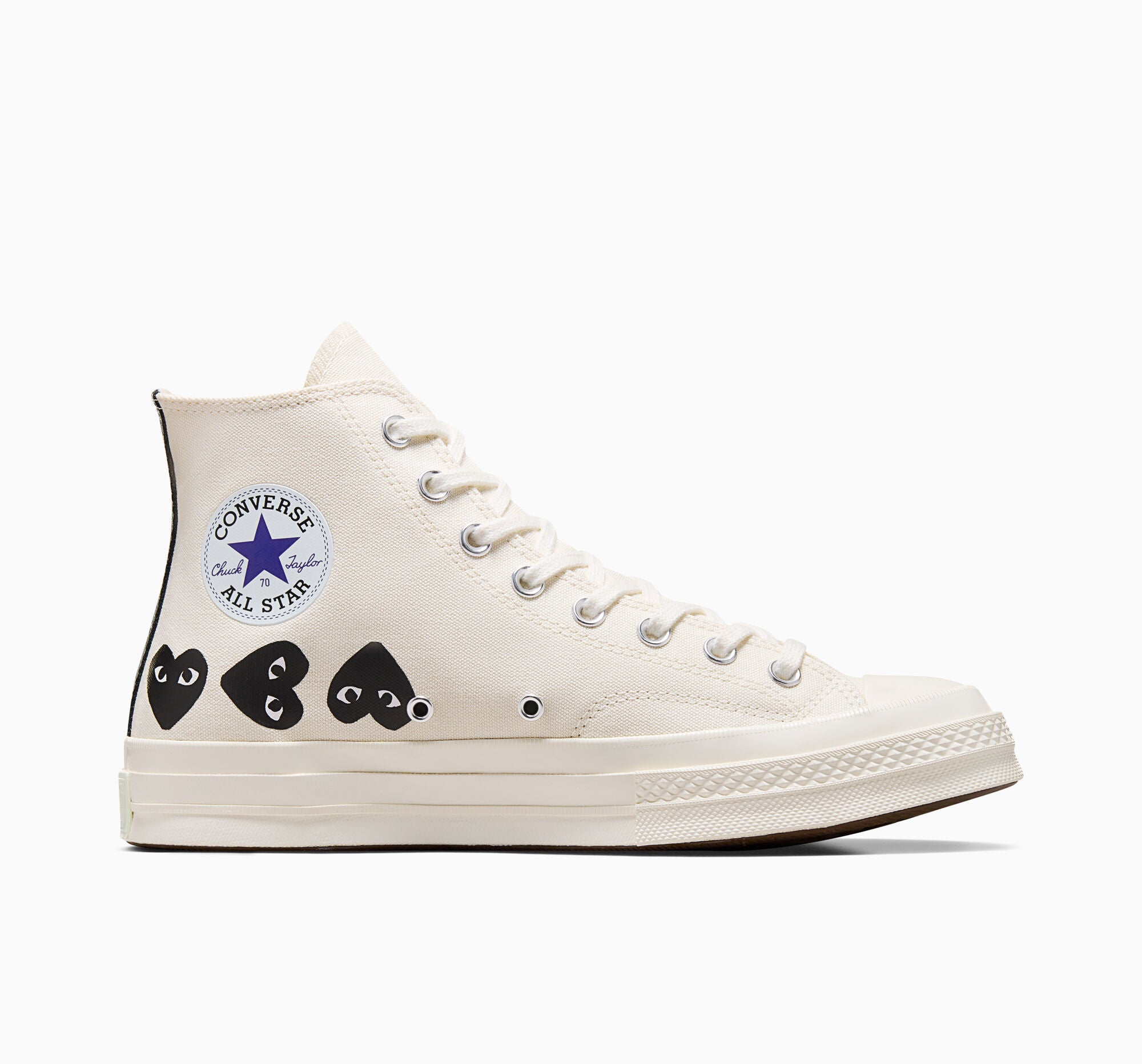COMME DES GARCONS ハイトッフスニカ Comme des Garçons PLAY - Red Heart Chuck 70 High Top in