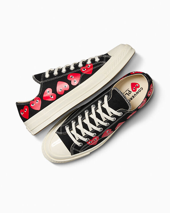 Converse x Comme des Garçons PLAY Chuck 70 Multi Heart Low