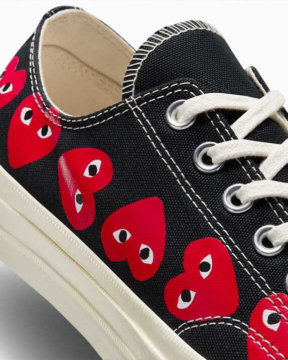 Converse x Comme des Garçons PLAY Chuck 70 Multi Heart Low