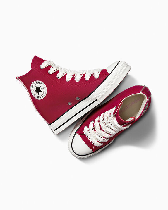 Chuck Taylor All Star Wedge Platform Crochet Laces High Top