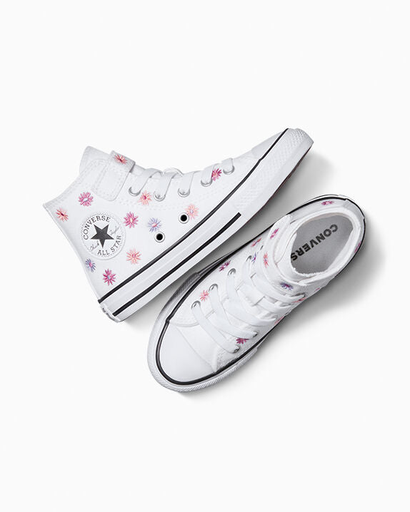 ♡A♡ Converse All Star (R) Daisy Flower HI Sneakers, White (Off