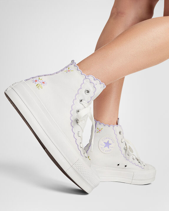 Embroidered Converse Monogrammed Chuck Taylors Embroidered White