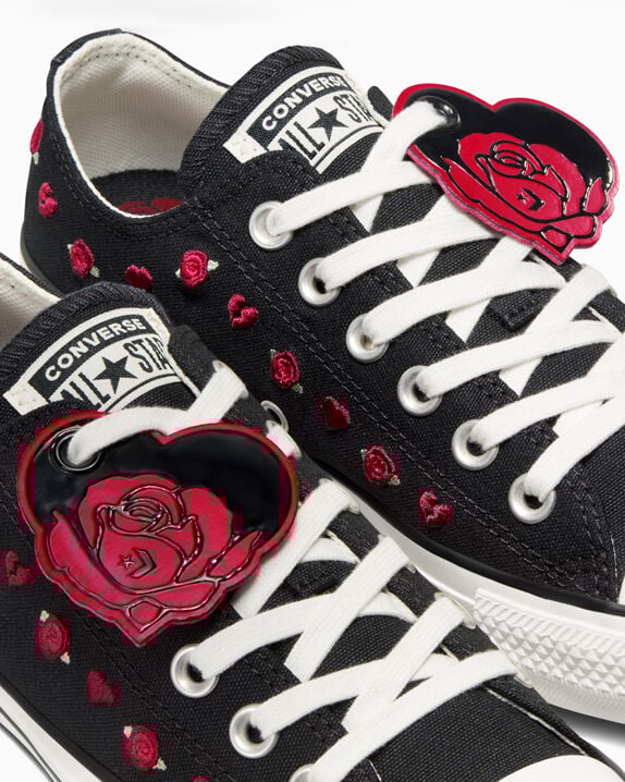 M♡ Chuck Taylor All Star Rose Cross Stitch High Top | Converse