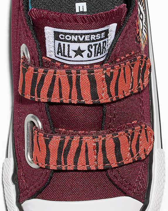 #color_Deep Bordeaux/Gold Palm/White