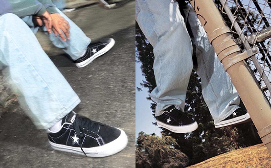 靴 CONVERSE ONE STAR (A) OX 6 USA 24.5 Men's shoes Converse One Star Academy OX Obsidian/ Egret