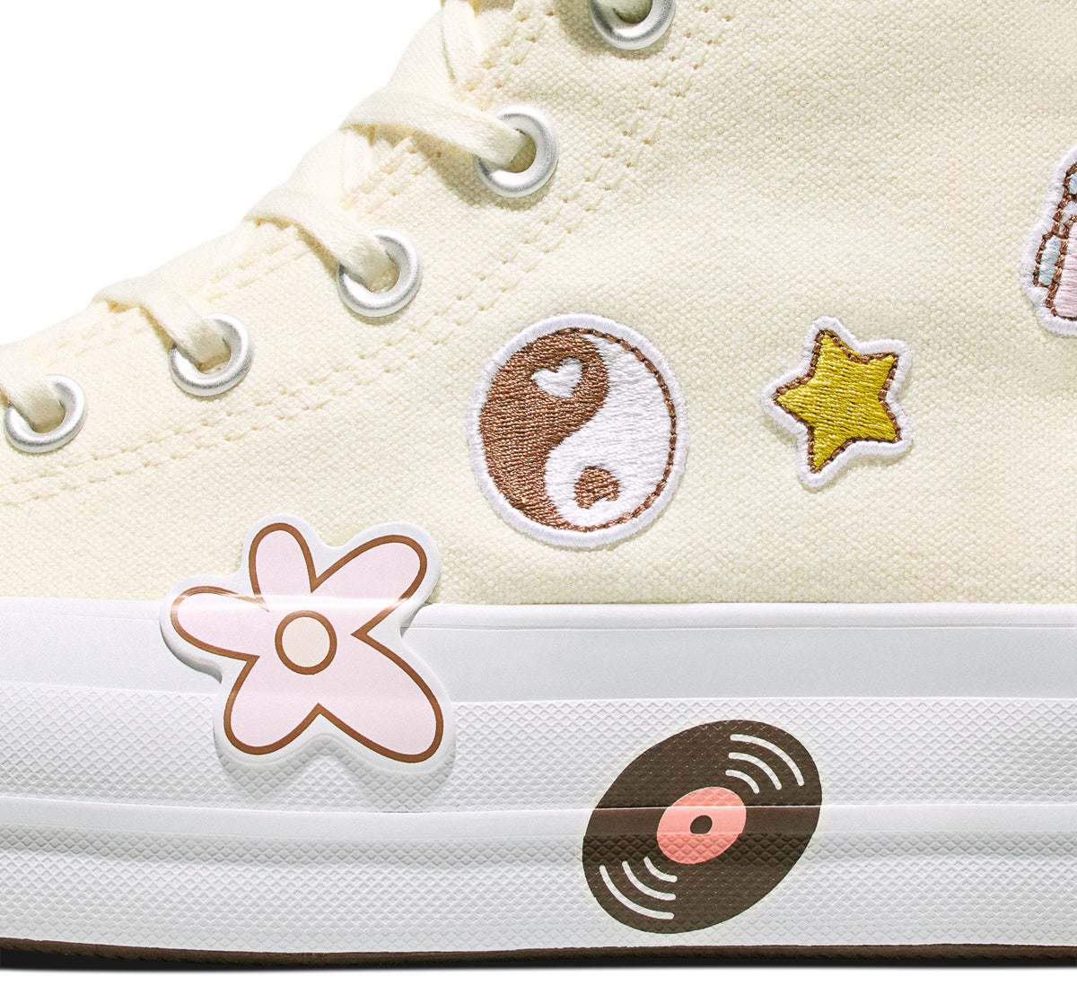 Chuck Taylor All Star Lift Platform Retro Appliqués
