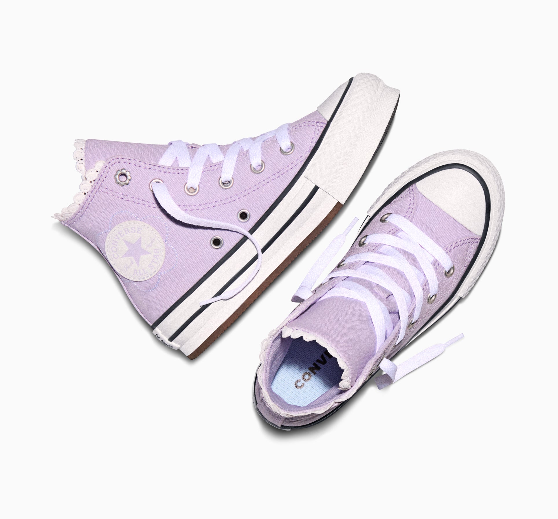 Chuck Taylor All Star EVA Lift Platform Bubble Flowers