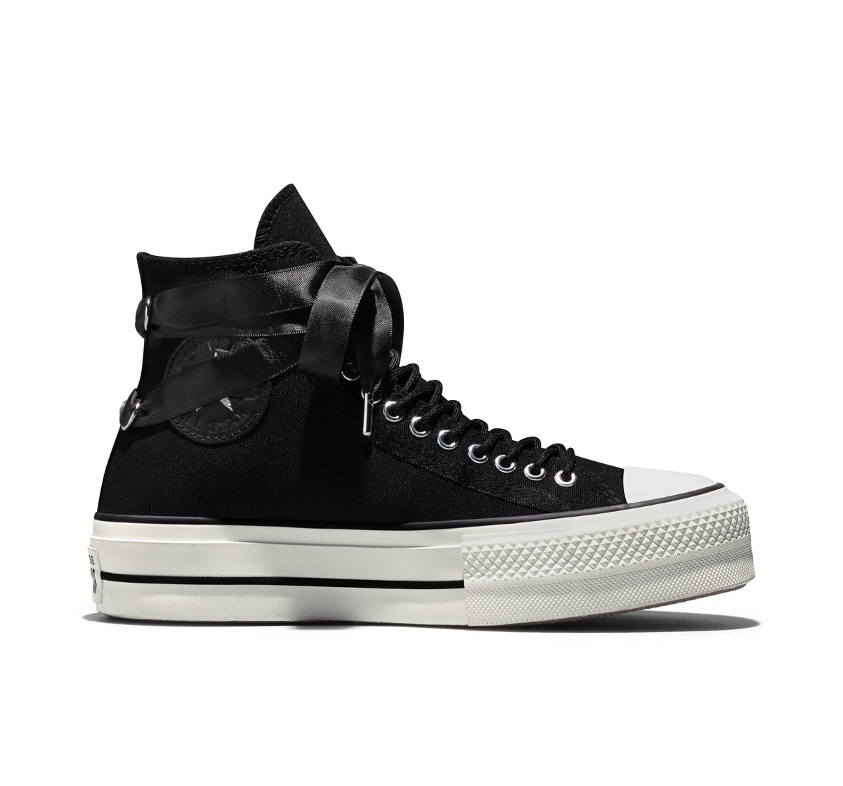 Chuck Taylor All Star Lift Platform Silver Studs