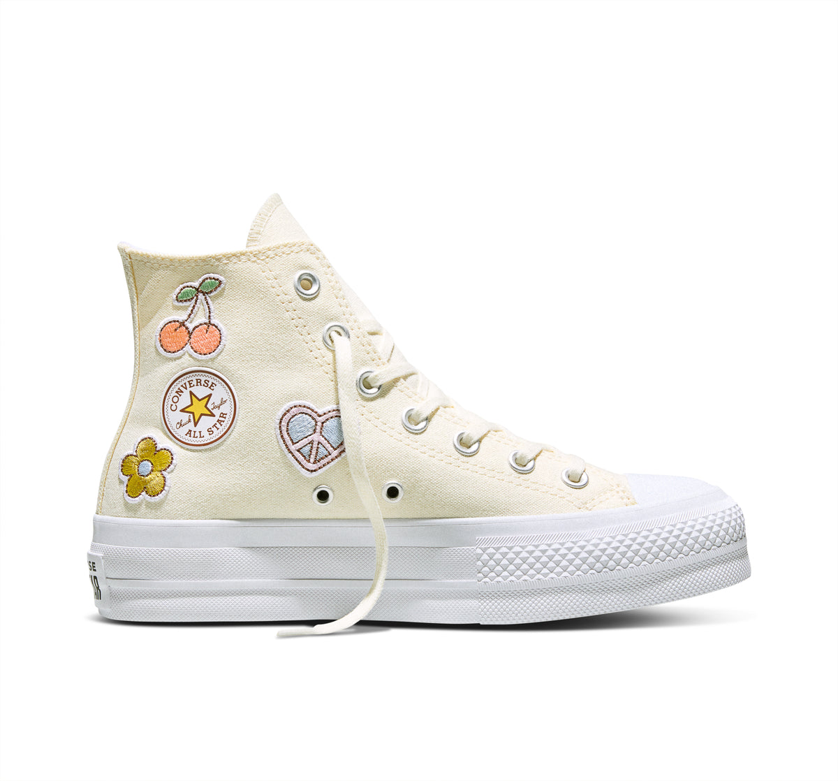 Chuck Taylor All Star Lift Platform Retro Appliqués