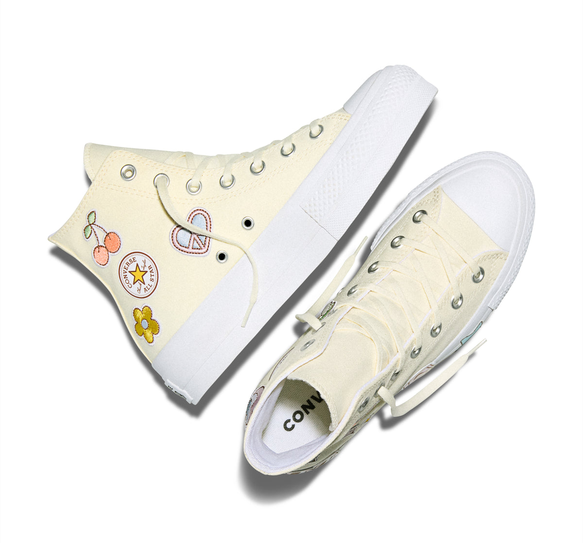 Chuck Taylor All Star Lift Platform Retro Appliqués
