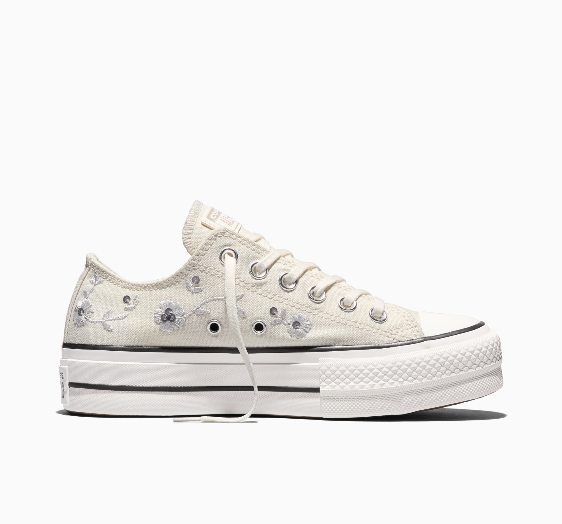 Chuck Taylor All Star Lift Platform Sequin Flowers