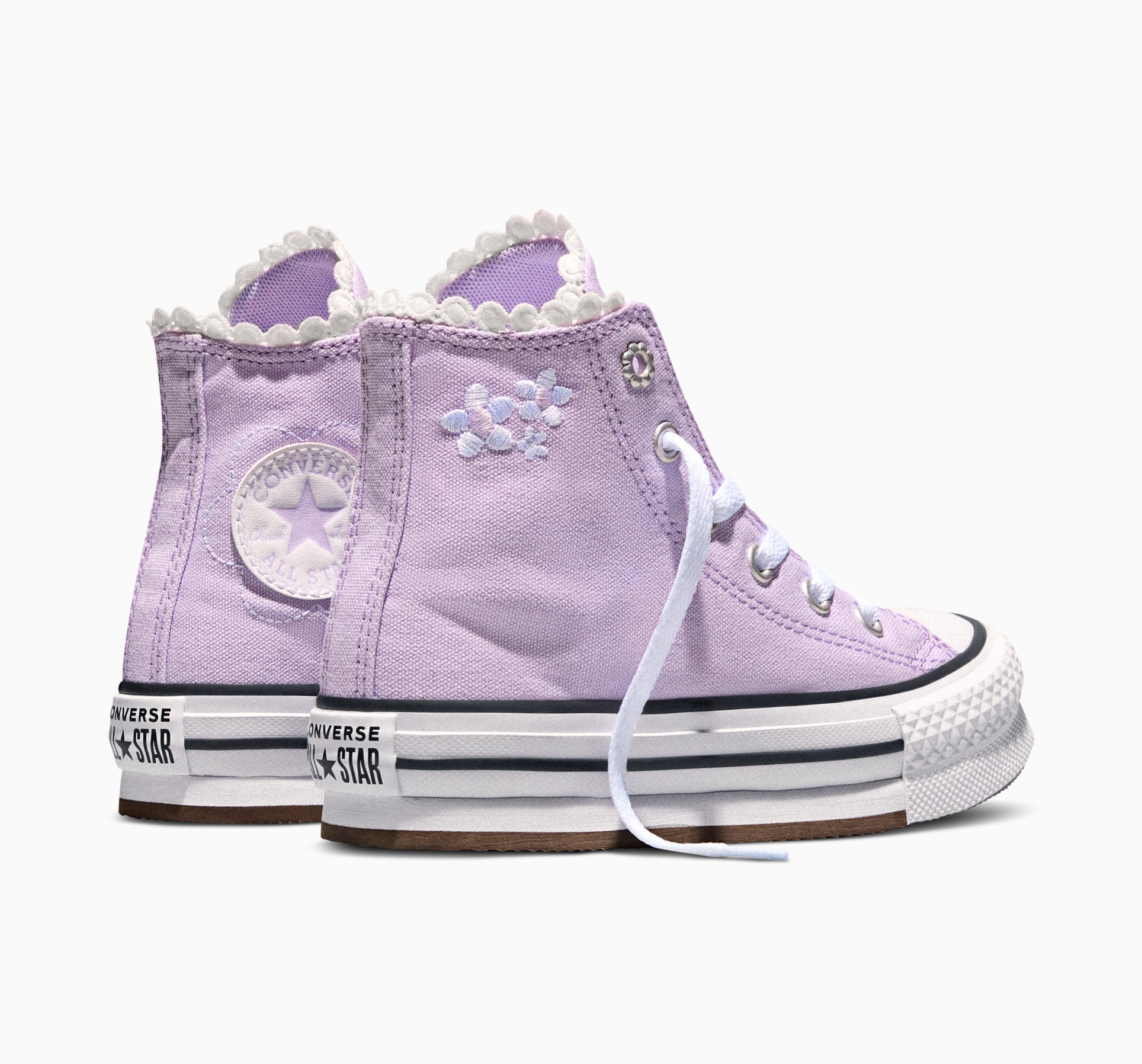Chuck Taylor All Star EVA Lift Platform Bubble Flowers