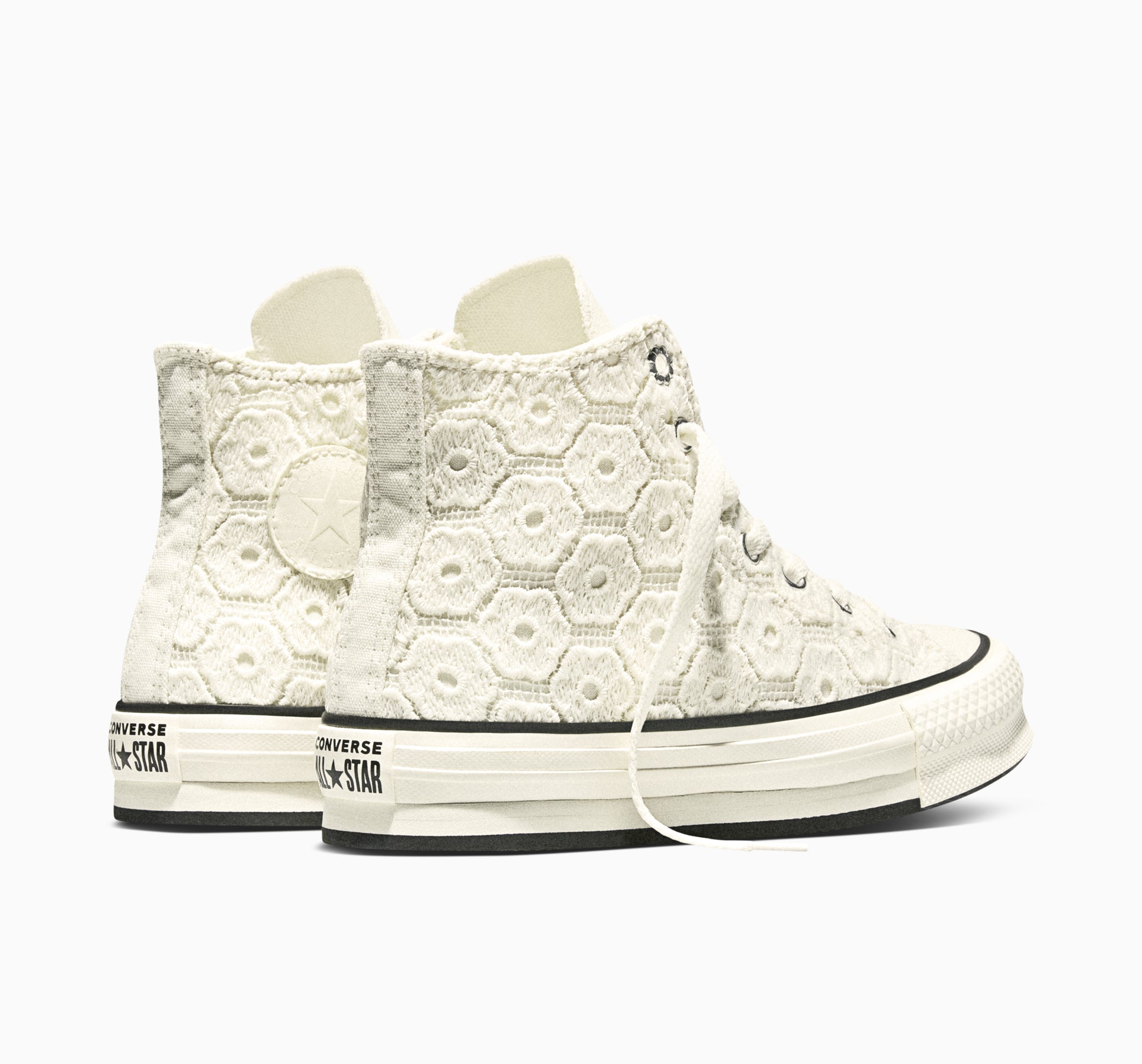 Chuck Taylor All Star EVA Lift Plateforme Crochet Floral