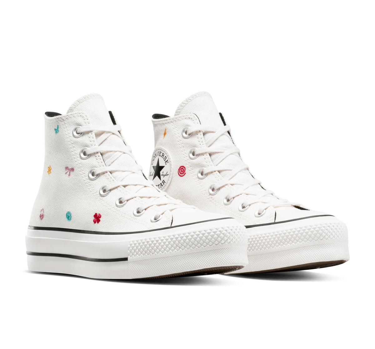 Chuck Taylor All Star Lift Platform Embroidered Doodles