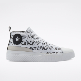 Digital Terrain Not A Chuck Mid Top in Pale Putty White Black Converse Canada