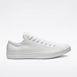 Chuck Taylor All Star Mono Leather Low Top in White Converse Canada