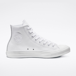 Mens all white leather converse deals