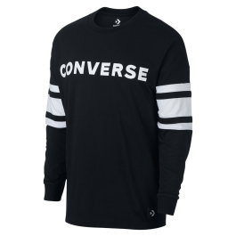 Men s Football Jersey in Black Converse Canada