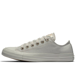 Chuck Taylor All Star Mono Glam Low Top in Pale Grey Pale Grey Gold Converse Canada