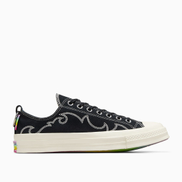 Converse Chuck 70 Black Egret Chaos Fuschia US 6.5