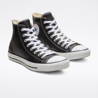Full black leather converse shop