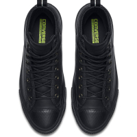 Chuck II Waterproof Mesh Backed Leather Boot in Black Black Black Converse Canada