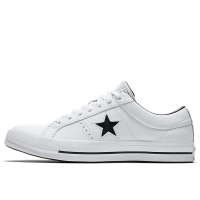 Converse one star leather low top white store