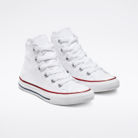 Girls high top white converse top
