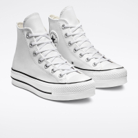 Chuck taylor all star lift clean leather high top hot sale