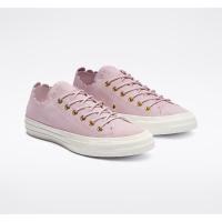 Chuck Taylor All Star Frilly Thrills Low Top in Pink Foam Gold Egret Converse Canada