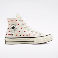 Chuck 70 Embroidered Lips High Top in Vintage White University Red Egret Converse Canada