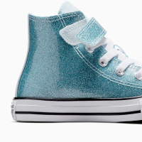 White converse with glitter hotsell