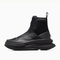 Converse black leather mono sales