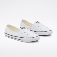 Ballet Lace Chuck Taylor All Star Slip Low Top in White White Black Converse Canada