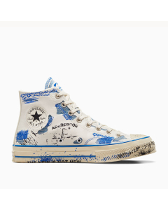 Chuck 70 De Luxe Wedge in Egret Black White Converse Canada