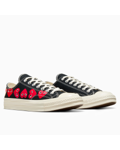 Converse x Comme des Garcons PLAY Chuck 70 Multi Heart in Milk Black Egret Converse Canada