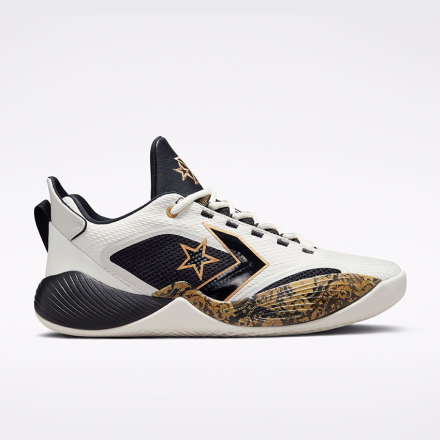Converse Canada All Star BB Shift Gold Detail in Egret/Gold/Black