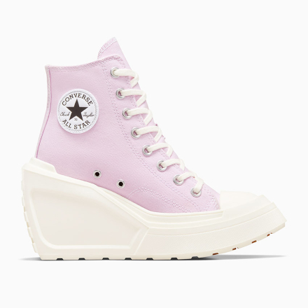Converse Canada Chuck 70 De Luxe Wedge Platform in Stardust Lilac/Egret/Black
