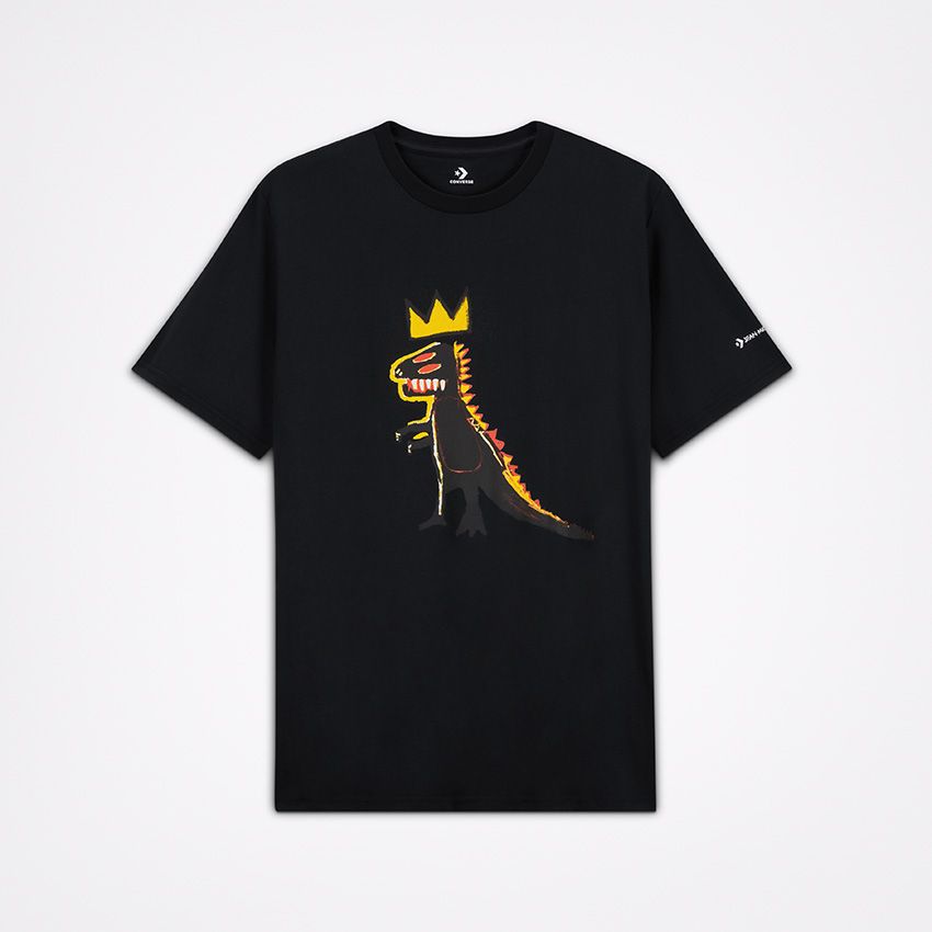 Converse Black Jean-Michel Basquiat Edition Dino T-Shirt